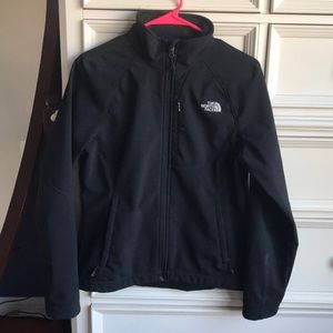 Warm, black north face jacket